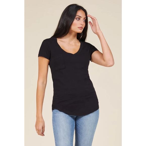 LA Made V-Neck Pocket Tee. No Size Tag But Fits Like A Large. - Picture 1 of 4